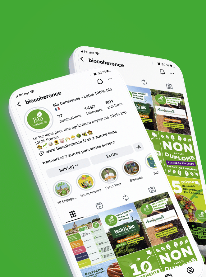 Agence bio réseaux sociaux