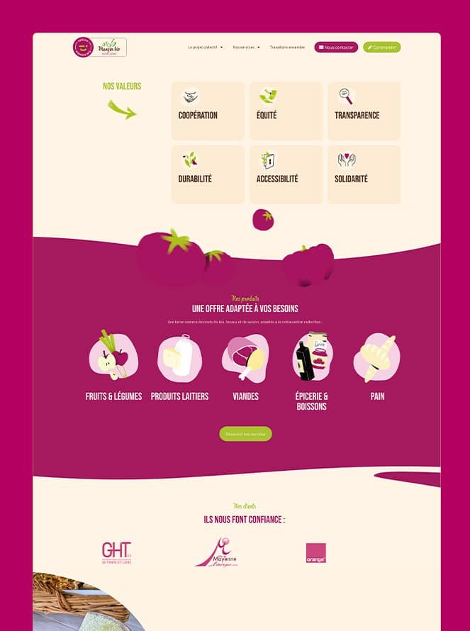 Création site internet bio